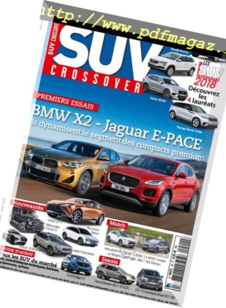 Suv Crossover – mars 2018 Cover
