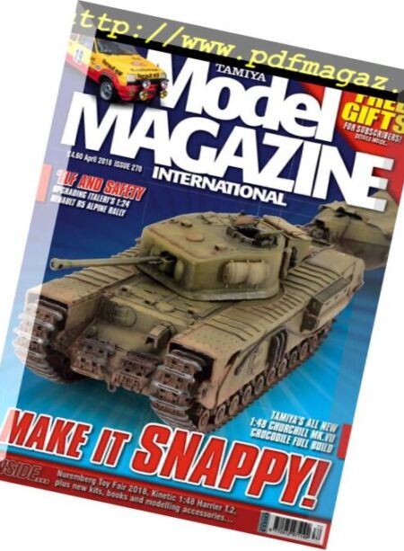 Tamiya Model Magazine International – Issue 270, April 2018 Cover