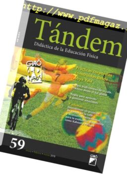 Tandem. Didactica de la Educacion Fisica – enero 2018