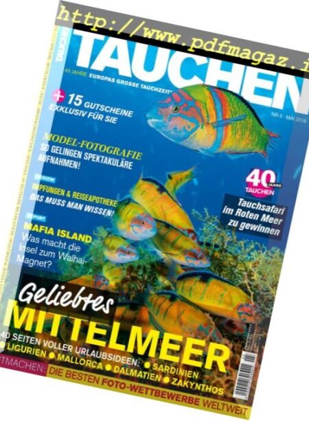 Tauchen – Mai 2018 Cover