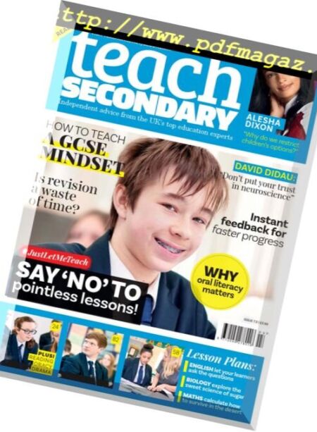 Teach Secondary – April 2018 Cover