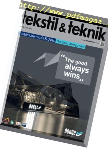 Tekstil Teknik – April 2018 Cover