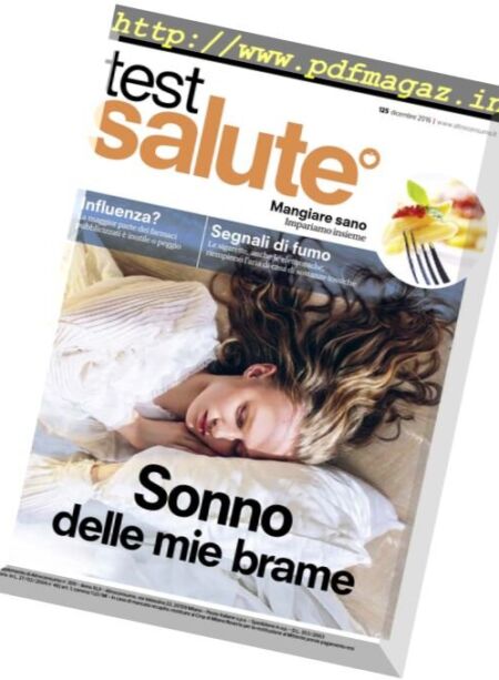 Test Salute – Dicembre 2016 Cover