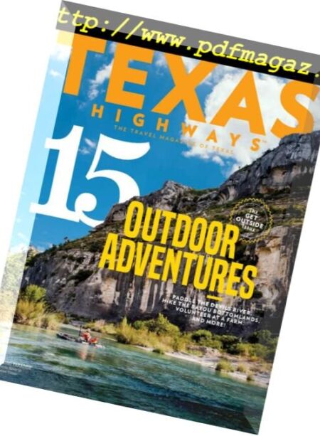 Texas Highways – April 2018 Cover