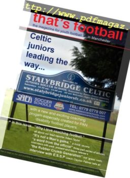 that’s football – March 2018