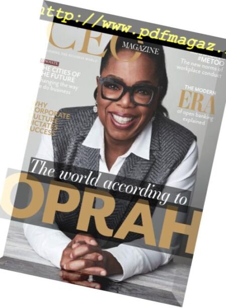 The CEO Magazine Australia & New Zealand – April 2018 Cover