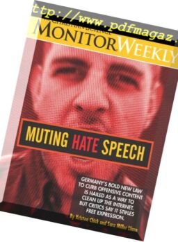 The Christian Science Monitor Weekly – 9 April 2018