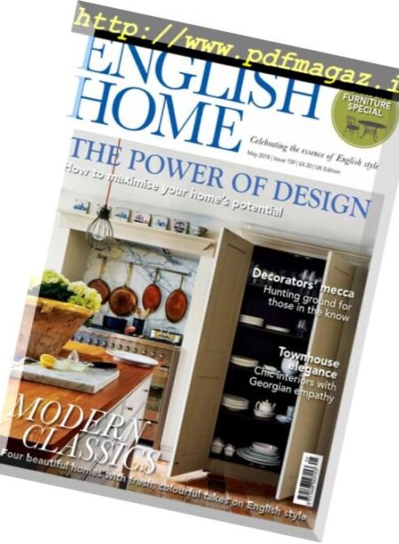 The English Home – May 2018 Cover
