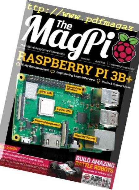 The MagPi – April 2018 Cover