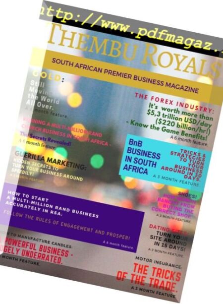 Thembu Royals – February 2018 Cover