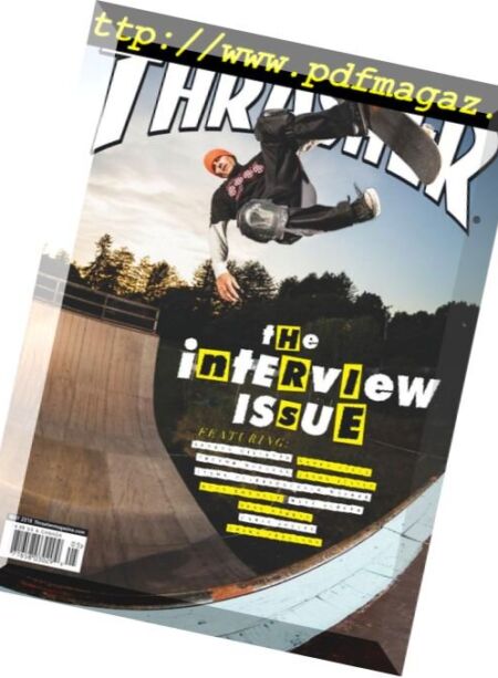 Thrasher – May 2018 Cover