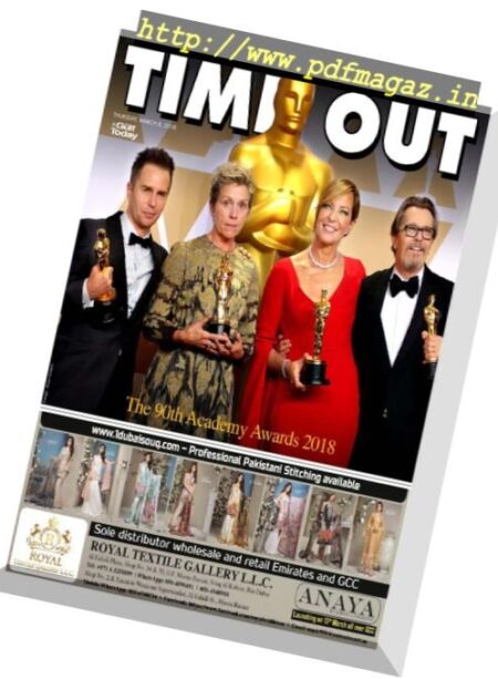 Time Out – 7 March 2018 Cover