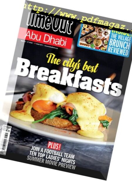 TimeOut Abu Dhabi – 11 April 2018 Cover