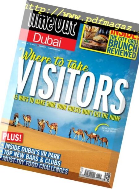 TimeOut Dubai – 14 March 2018 Cover