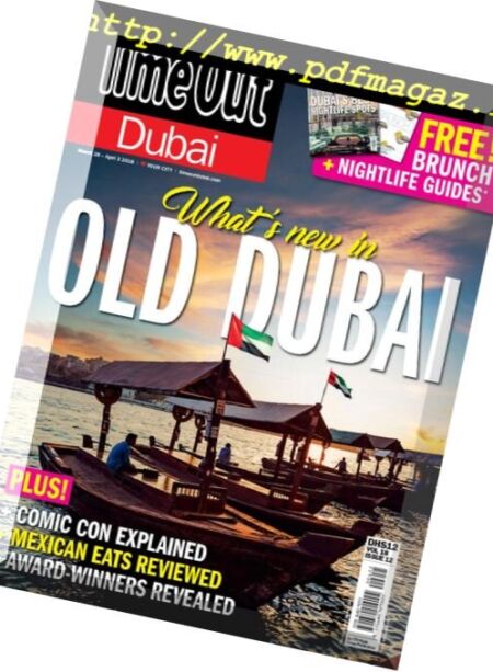 TimeOut Dubai – 28 March 2018 Cover