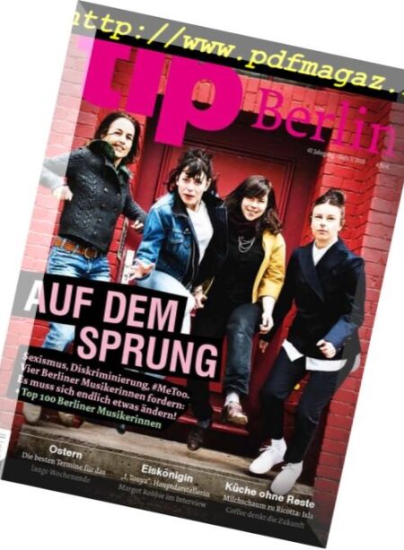 tip Berlin – 22 Marz 2018 Cover