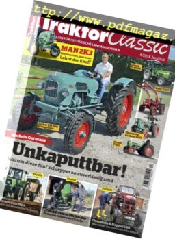 Traktor Classic – Juli-August 2018