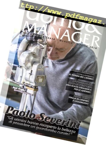 Uomo & Manager – Aprile 2018 Cover