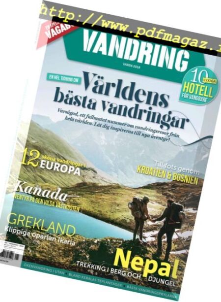 Vagabond Sverige – 10 april 2018 Cover