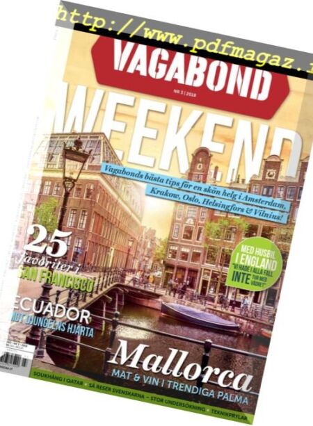 Vagabond Sverige – 22 mars 2018 Cover