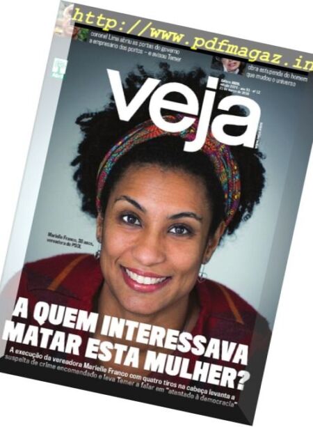 Veja Brasil – 21 Marco 2018 Cover