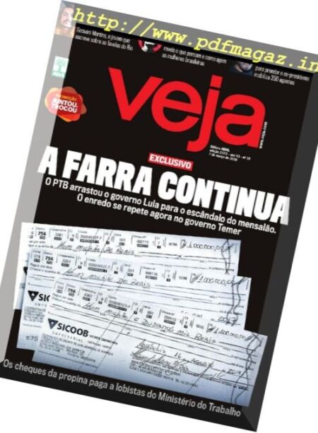 Veja Brazil – 7 Marco 2018 Cover
