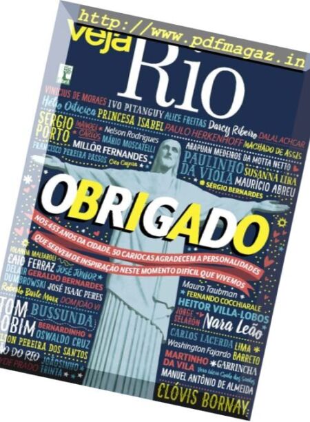 Veja Rio Brazil – Year 51 Number 09 – 28 Fevereiro 2018 Cover