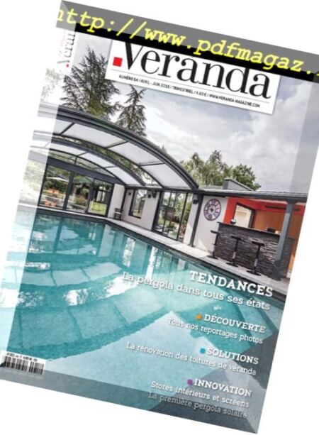 Veranda Magazine – mars 2018 Cover