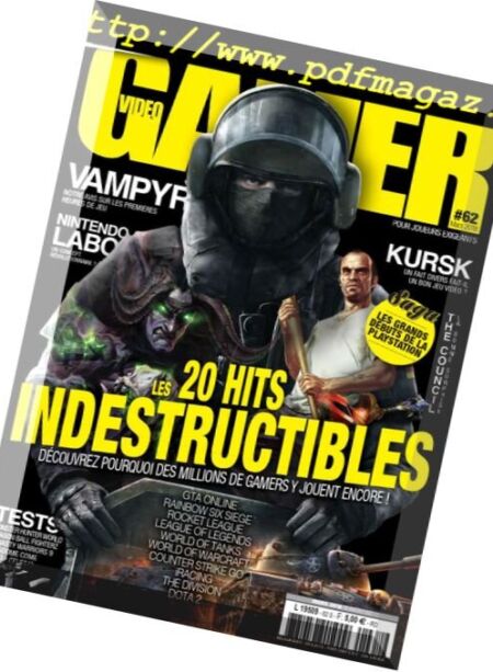 Video Gamer – mars 2018 Cover
