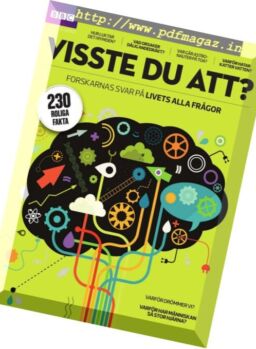 Visste du att – Nr.6, 2018