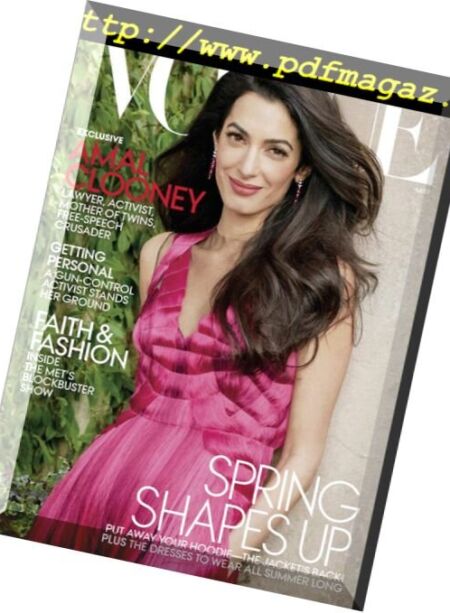 Vogue USA – May 2018 Cover