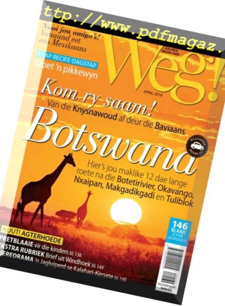 Weg! – April 2018 Cover