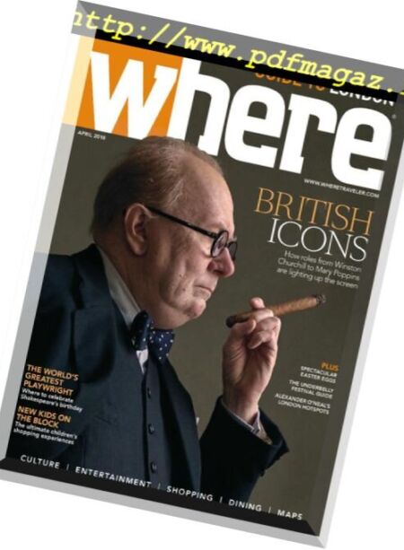 Where London – April 2018 Cover