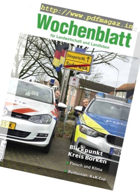 Wochenblatt – 18 Januar 2018 Cover