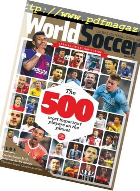 World Soccer – April 2018 Cover