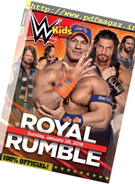 WWE Kids – January 2018 Cover