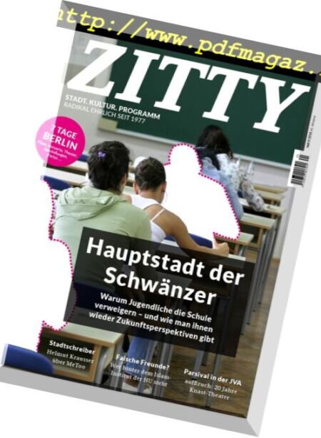 Zitty – 1 Marz 2018 Cover