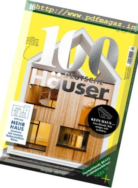 100 Deutsche Hauser – 2017-2018 Cover