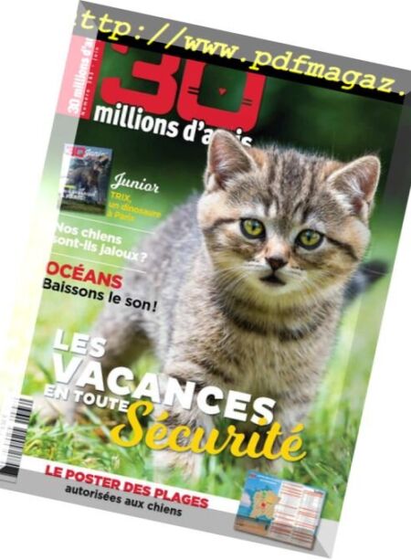 30 Millions d’Amis – juin 2018 Cover