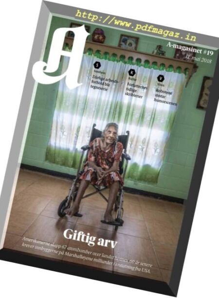 A-Magasinet – 11 mai 2018 Cover