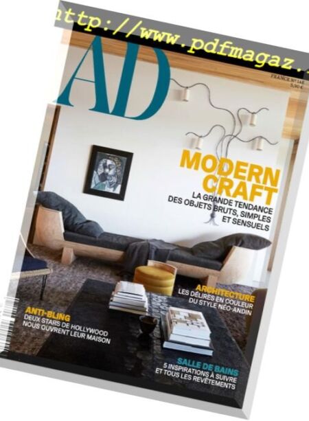 AD Architectural Digest France – mai 2018 Cover