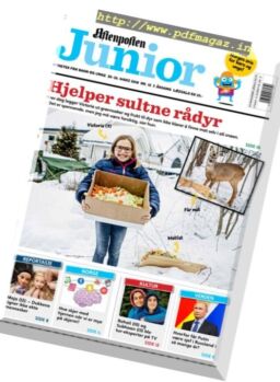 Aftenposten Junior – 20 mars 2018