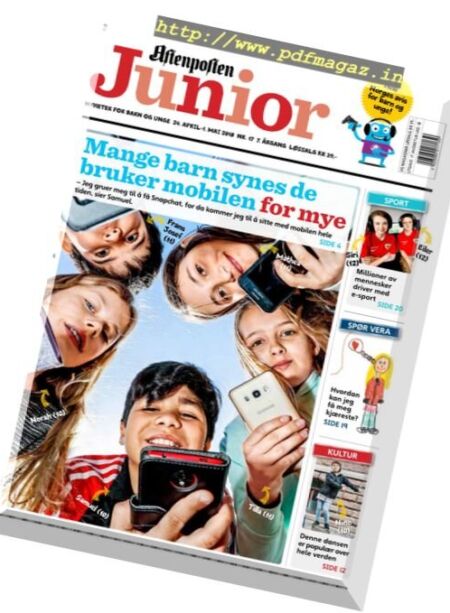 Aftenposten Junior – 24 april 2018 Cover