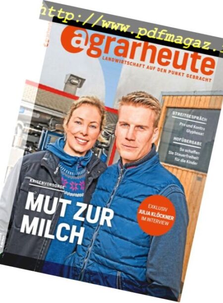 Agrarheute – Mai 2018 Cover