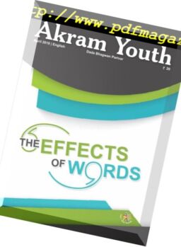 Akram Youth English Edition – April 2018