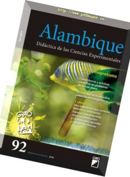 Alambique. Didactica de las Cc Experimentales – abril 2018