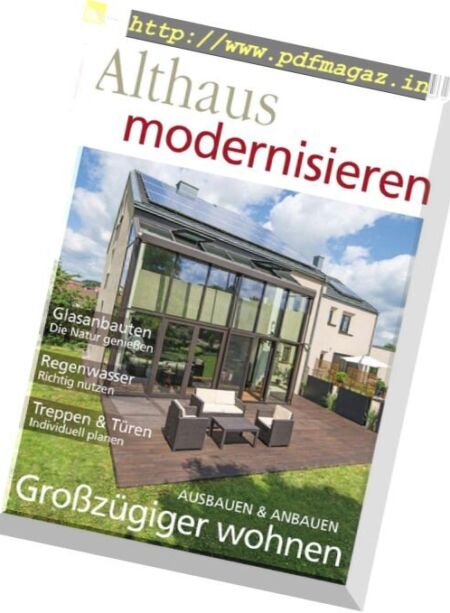 Althaus Modernisieren – Juni-Juli 2018 Cover
