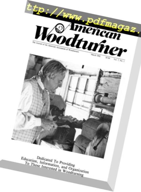 American Woodturner – March 1992 Cover