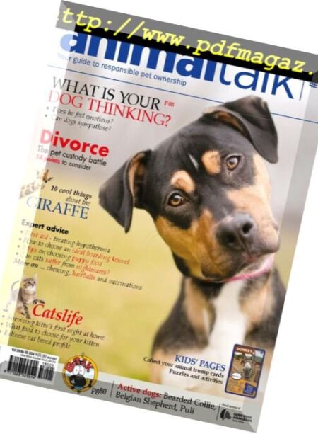 Animal Talk – May 2018 Cover