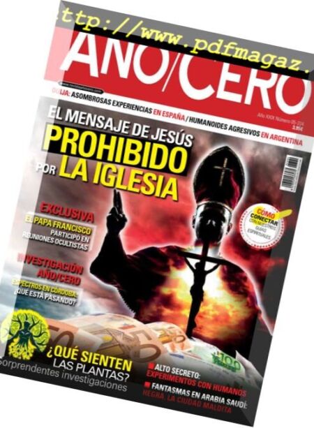 Ano Cero – mayo 2018 Cover